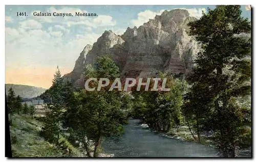 Cartes postales Galatin Canyon Montana