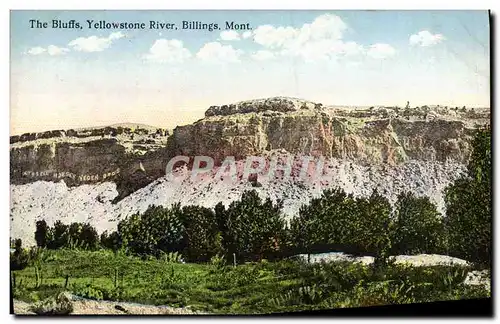 Ansichtskarte AK The Bluffs Yellowstone River Billings Mont