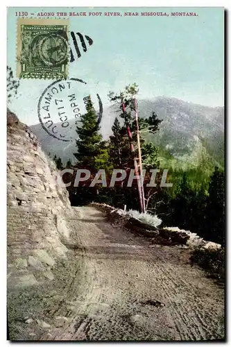 Cartes postales Along The Black Foot River Near Missoula Mont