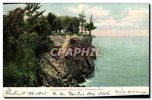 Cartes postales Andrews Point Rocky River Cleveland ohio