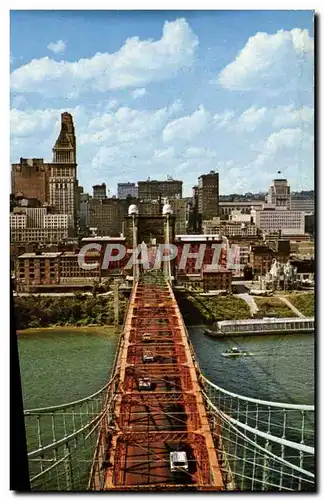 Cartes postales Suspension Bridge Cincinnati Ohio
