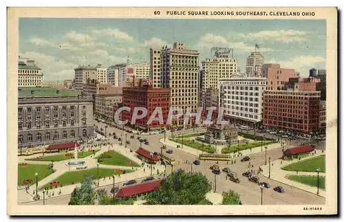 Cartes postales Public Square Looking Southeast Cleveland Ohio