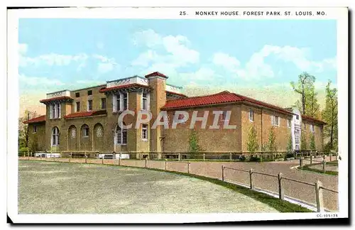 Cartes postales Monkey House Forest Park St Louis Mo