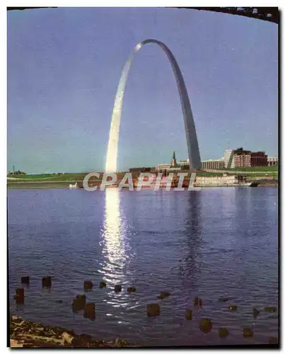 Moderne Karte Sunrise On Arch St Louis Gateway Arch Seen From East St Louis