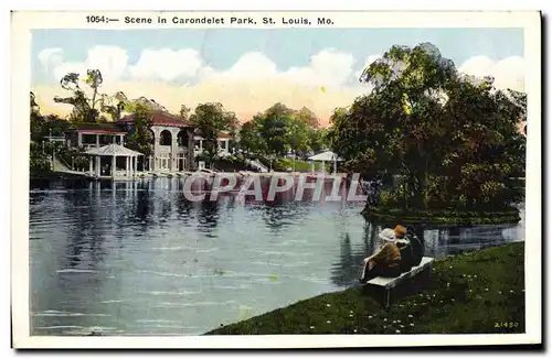 Cartes postales Secne In Carondelet Park St Louis Mo