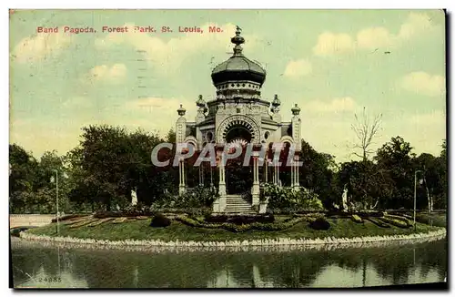 Cartes postales Band Pagoda Forest Park St Louis