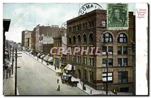 Cartes postales C street Tacoma Washington