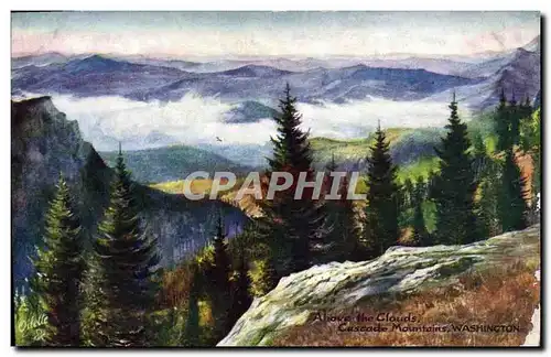 Cartes postales Above the Clouds Cascade Mountains Washington