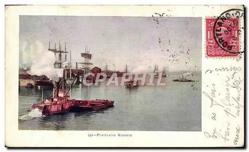 Cartes postales Portland Harbor Bateau