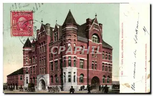Cartes postales City Hall Spokane Washington