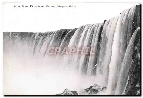 Ansichtskarte AK Horse Shoe Falls from Below Niagara Falls