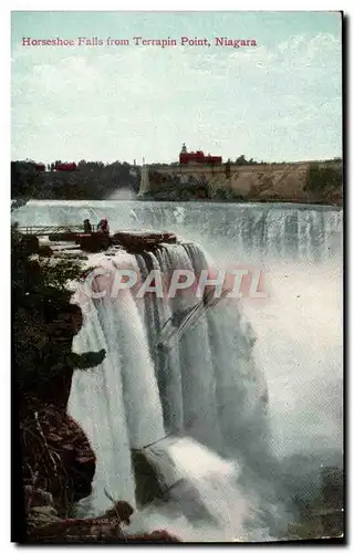 Ansichtskarte AK Horseshoe Falls from Terrapin Point Niagara Falls