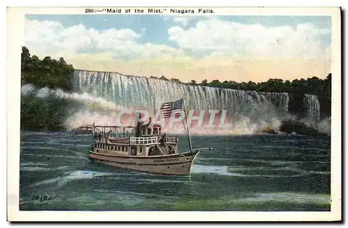 Ansichtskarte AK Niagara Falls Maid of the Mist Bateau