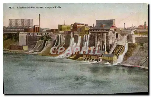 Cartes postales Electric Power Plants Niagara Falls