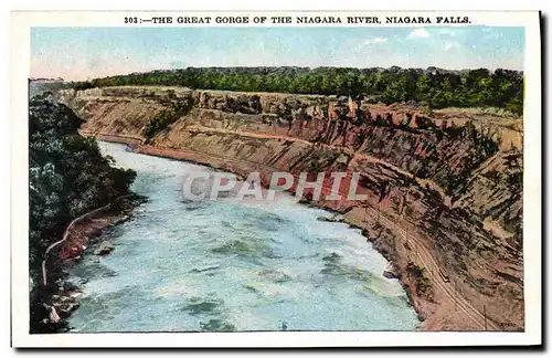 Ansichtskarte AK The Great Gorge of the Niagara River Niagara Falls