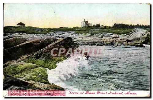 Cartes postales Scene at Bass Point Nahant Mass