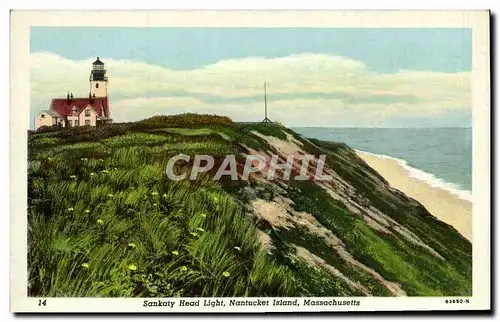 Cartes postales Sankaty Head Light Nantucket Island Massachusetts