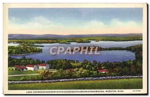 Cartes postales Lake ChargoggagoggmanchaugaWebster Mass
