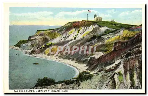 Cartes postales Gay Head Cliffs Martha&#39s Vineyard Mass