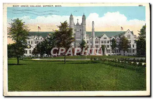 Cartes postales Mary Grove college Detroit Mich