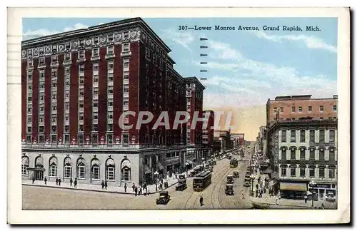 Ansichtskarte AK Lower Monroe Avenue Grand Rapids Detroit Mich