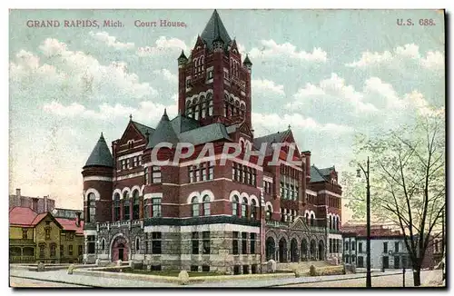 Cartes postales Grand Rapids Mich Court House