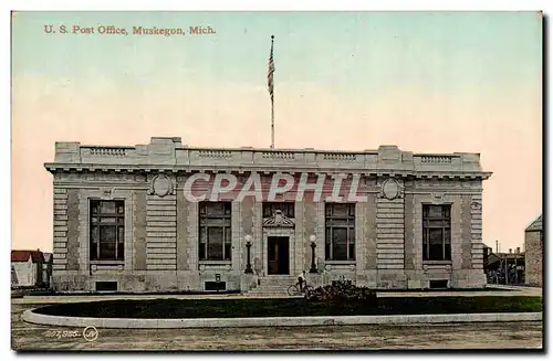 Cartes postales Post Office Muskegon Mich