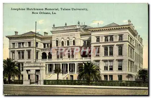 Cartes postales Josephine Hutchinson Memorial Tulane University New Orleans