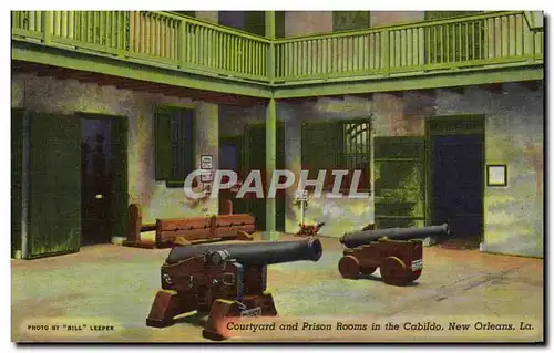 Cartes postales Courtyard and Prison Rooms in the Cabildo New Orleans