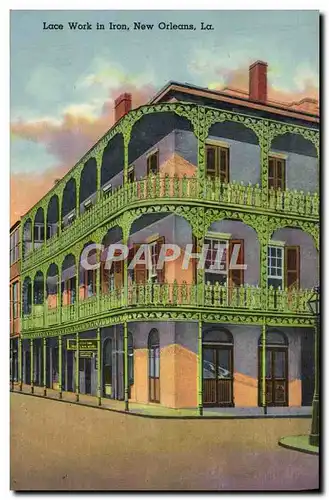 Cartes postales Lace Work in Iron New Orleans