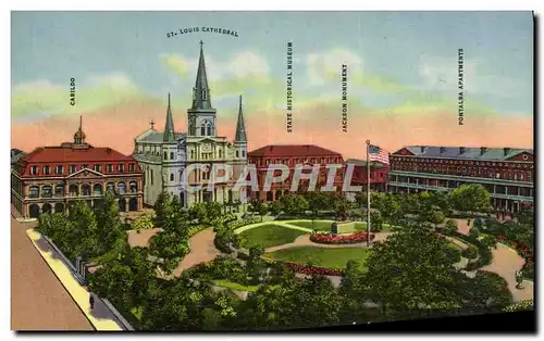 Cartes postales Jackson square New Orleans