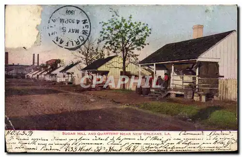 Cartes postales Sugar Mill and Quarters Near New Orleans