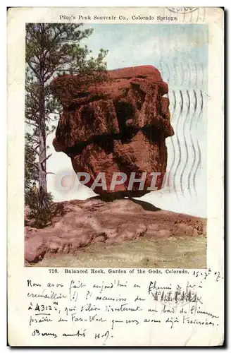 Cartes postales Pike&#39s Peak Souvenir Colorado Springs