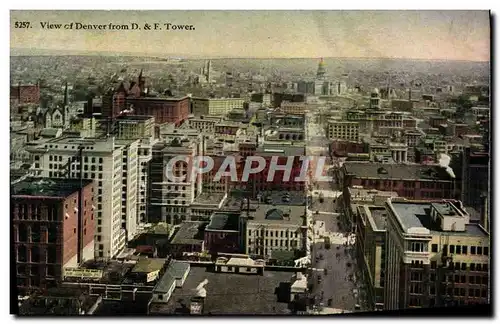 Cartes postales View of Denver from D& F Tower