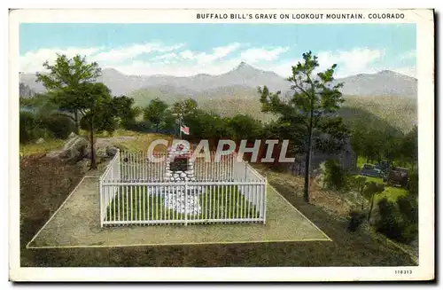 Ansichtskarte AK Colorado Buffalo Bill&#39s Grave On Lookout Mountain