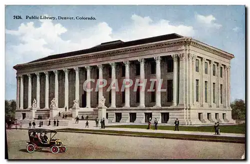 Cartes postales Colorado Public Library Denver Bibliotheque