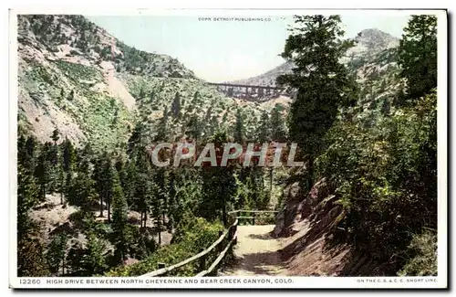 Cartes postales High Drive Between North Cheyenne and Bear Creek Canyon Colorado
