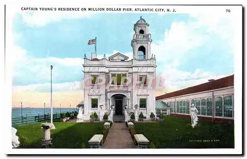 Cartes postales Captain Young&#39s Residence on Million Dollar Pier Atlantic City