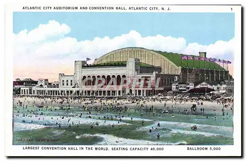 Cartes postales Atlantic City Auditorium and Convention Hall