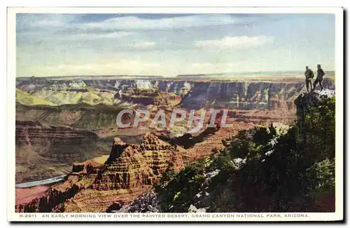 Ansichtskarte AK Arizona An Early Morning View Over the Painted Desert Grand Canyon National park