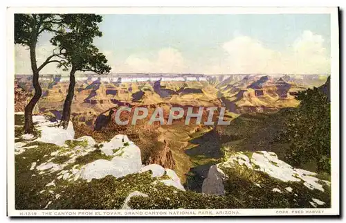 Cartes postales The Canyon From el Tovar Grand Canyon National Park Arizona