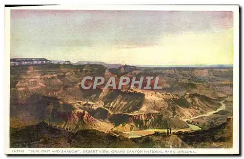 Cartes postales Arizona Sunlight and Shadow Desert View Grand Canyon National Park