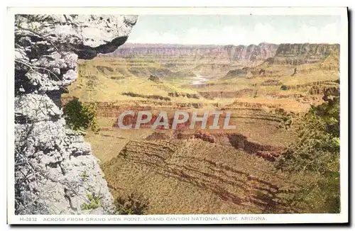 Cartes postales Arizona Across From View point Grand Canyon National Park