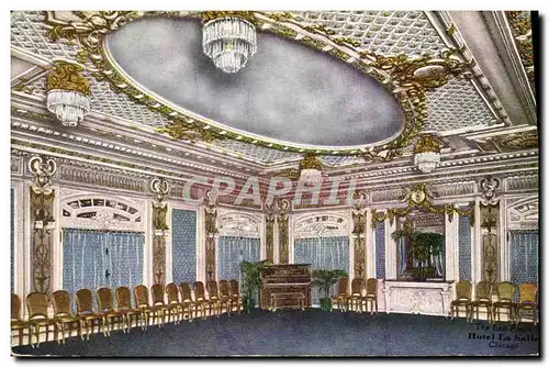 Cartes postales Chicago The East room Hotel la Salle
