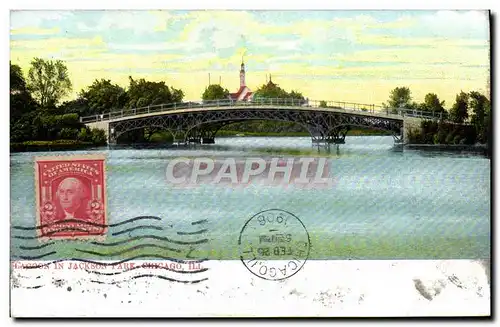 Cartes postales Chicago Lagoon In Jackson Park