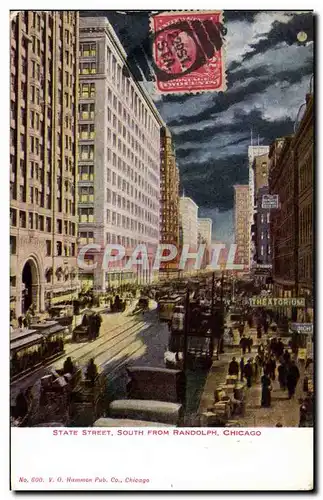 Cartes postales Chicago State Street South From Randolph