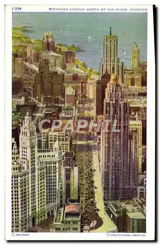 Cartes postales Chicago Michigan Avenue North of the River