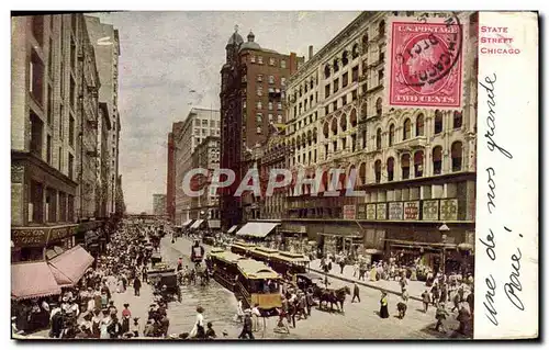 Cartes postales Chicago State Street