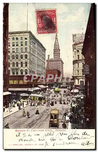 Cartes postales Chicago Madison St East From State