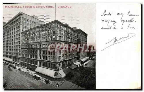 Cartes postales Chicago Marshall Field co&#39s Store